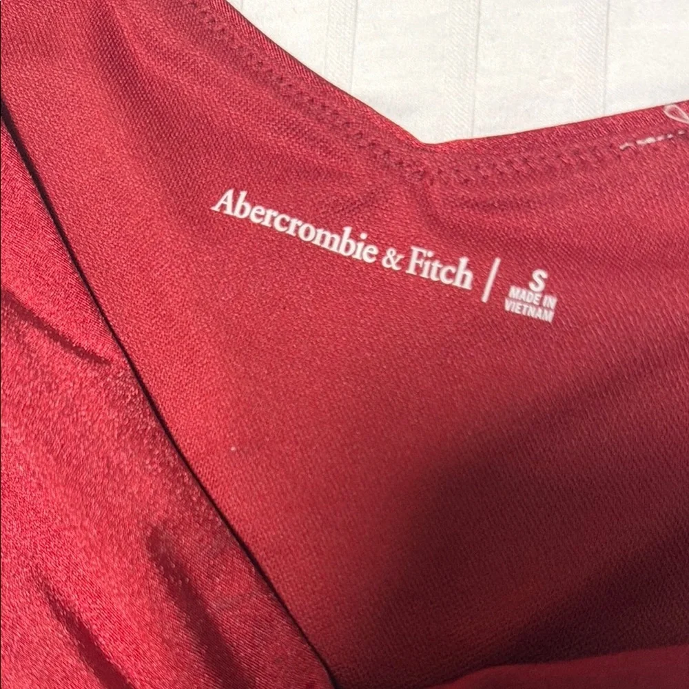 Abercrombie & Fitch Satin Red Swim - Picture 2 of 2